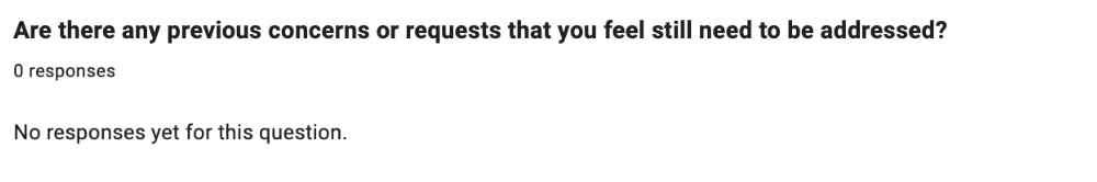 Stakeholder feedback response, 19:28:00